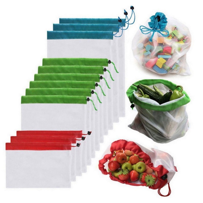 Reusable Produce Bag - 12 stuks koelkastzakjes voor vershoudend bewaren