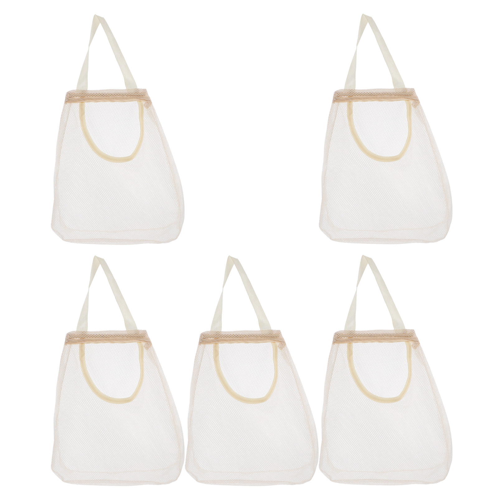 Reusable Produce Bag - 5 stuks hangende mesh-productenzakken keuken wandgemonteerd