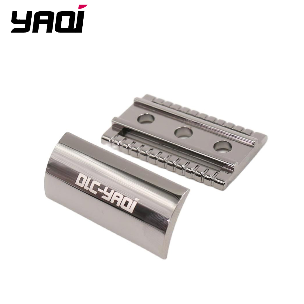 Safety Razor Handle - Yaqi Houtskool Kleur Cobbled Safety Razor