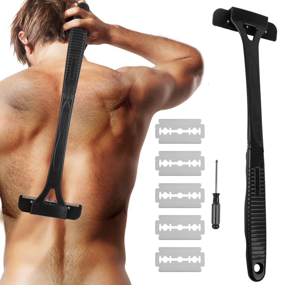 Safety Razor Handle - Rugscheerapparaat voor heren Haarlichaamscheerapparaat, veiligheidsscheerapparaat met