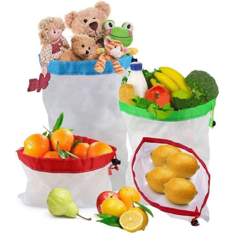 12 stuks koelkastzakjes voor v - Reusable Produce Bag recensie en prijs