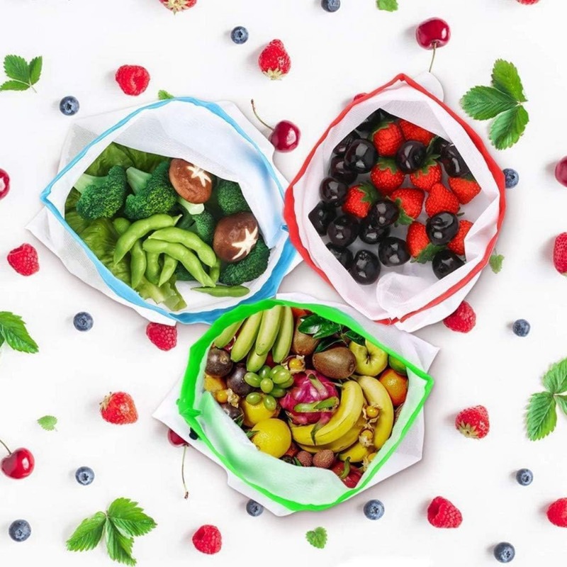 12 stuks koelkastzakjes voor v - Reusable Produce Bag recensie en prijs