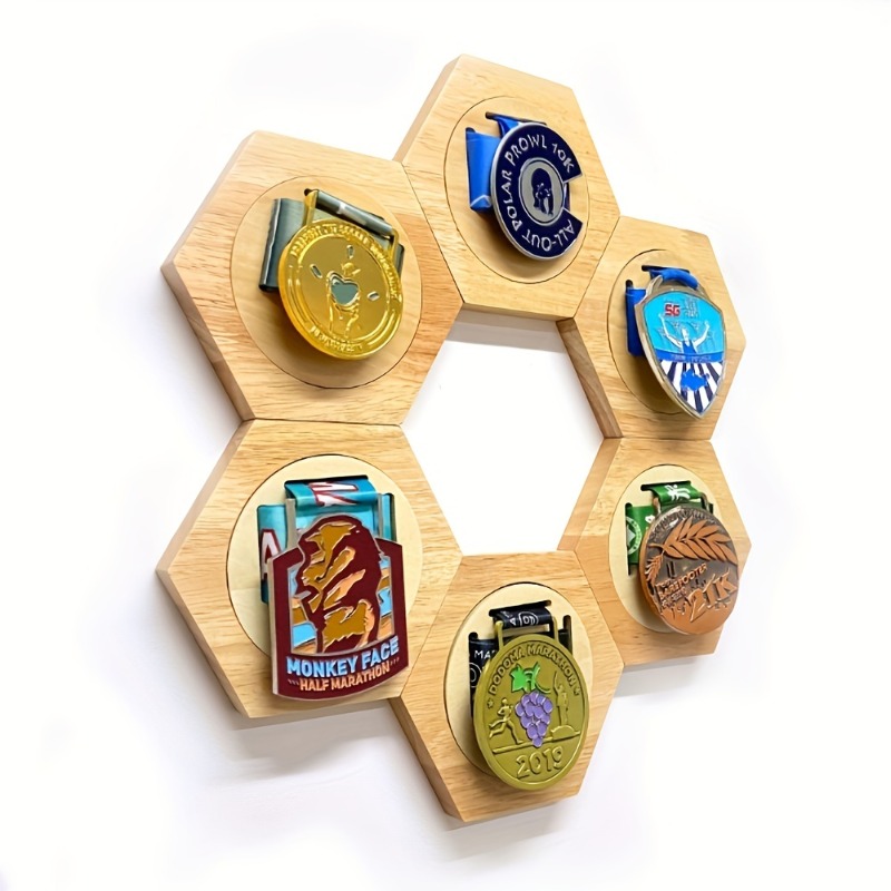 6Pack Zeshoekige Houten Medail - Sustainable Living Eco Friendly recensie en prijs