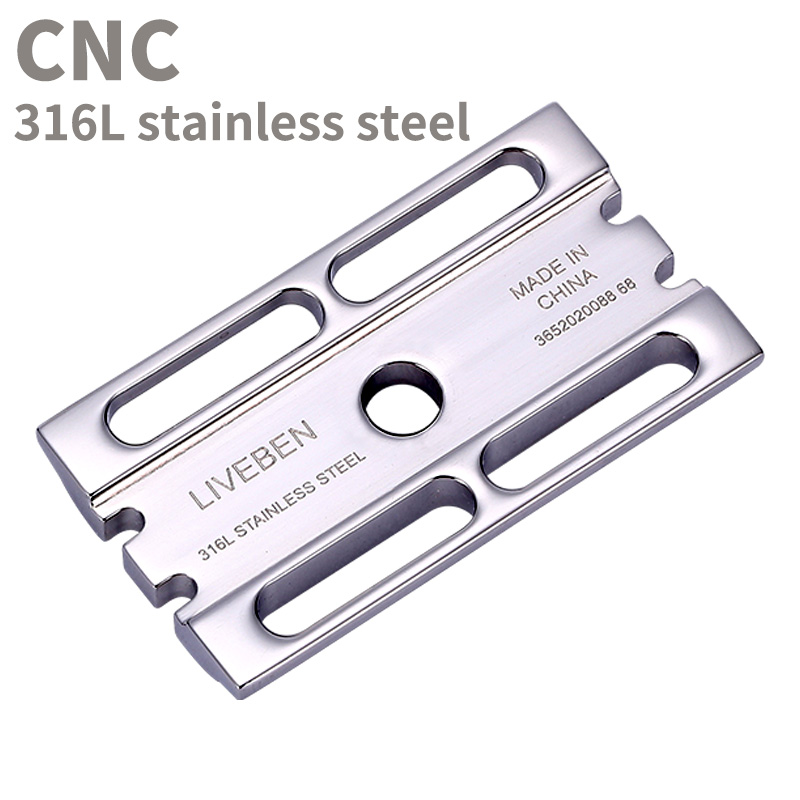 Cnc 316l Roestvrijstalen Dubbe - Safety Razor Handle recensie en prijs