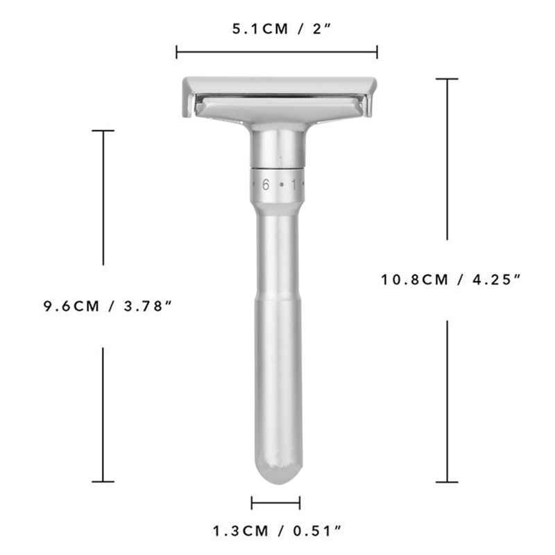 Verstelbaar veiligheidsscheerm - Safety Razor Handle recensie en prijs