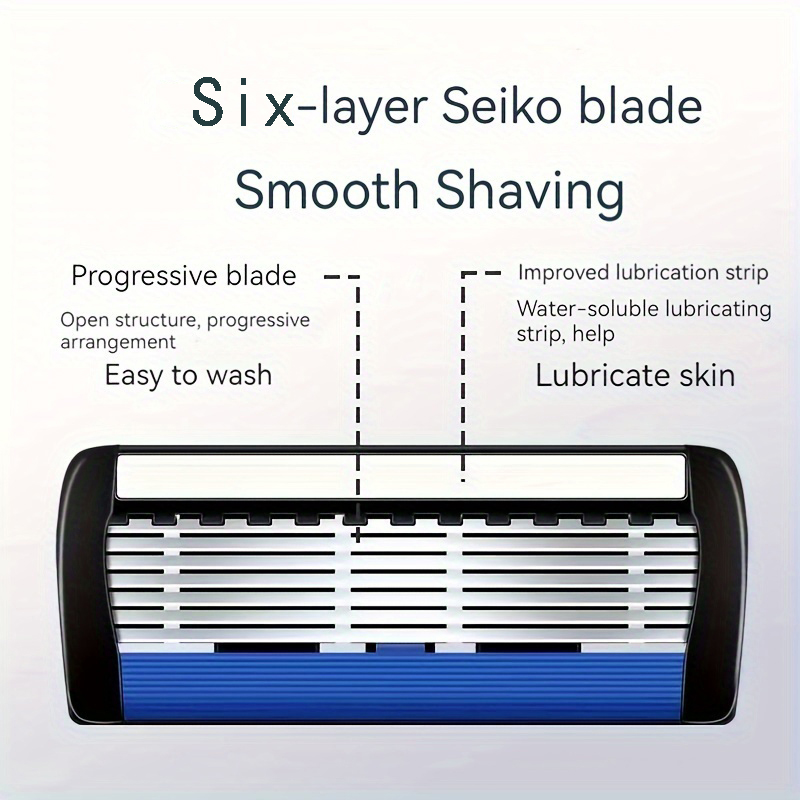 6-laags scheerhoofd handmatig  - Safety Razor Handle recensie en prijs