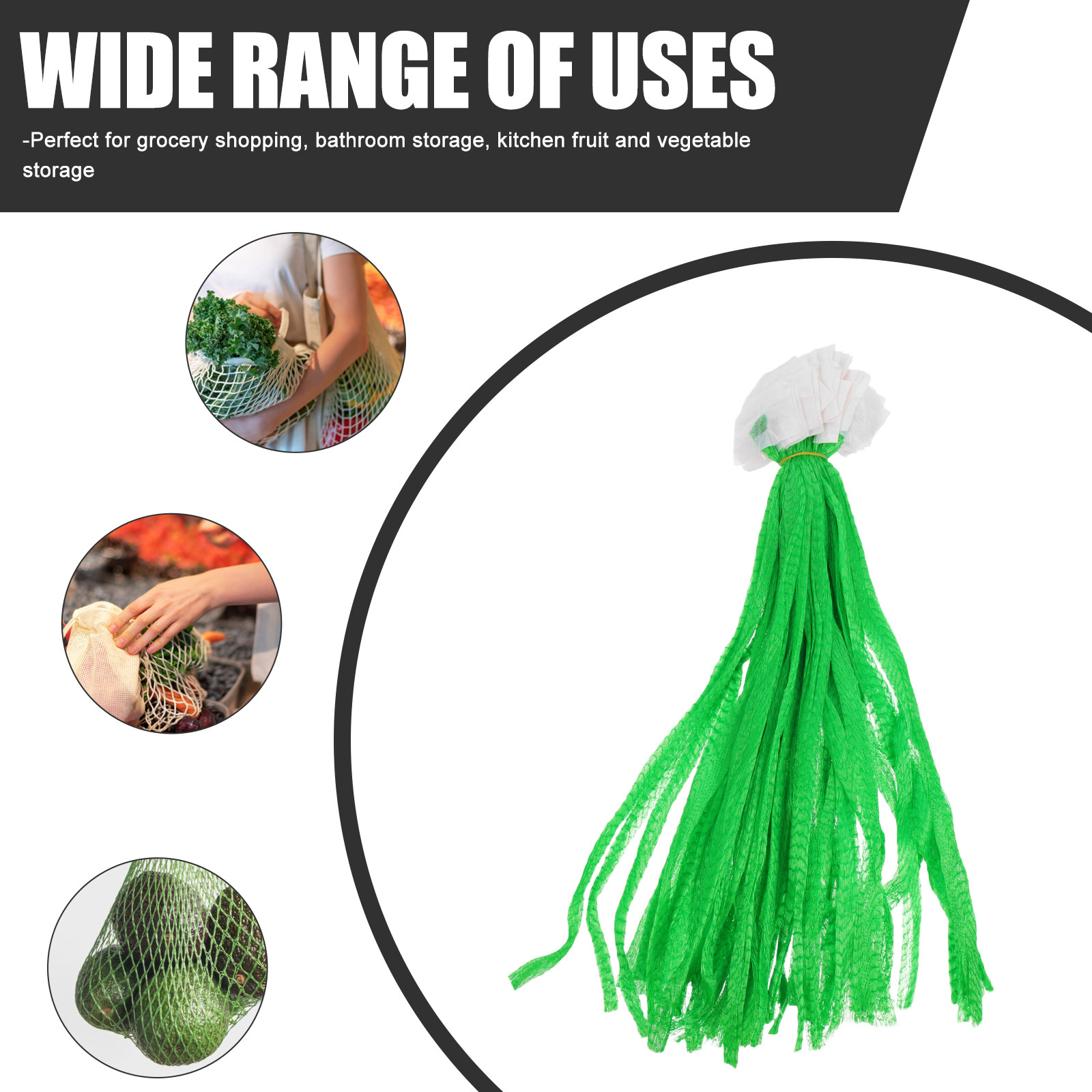 100 Stuks Heavy Duty Mesh Prod - Reusable Produce Bag recensie en prijs