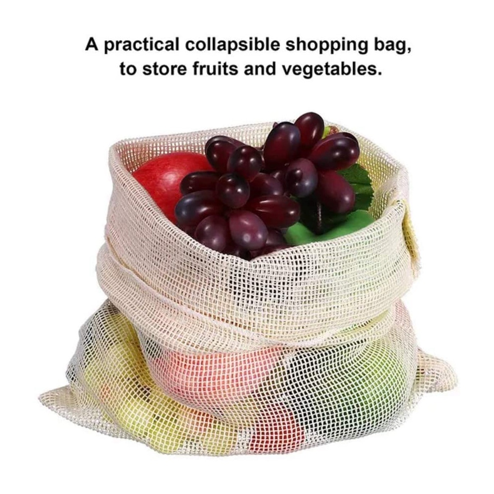 9-delige set herbruikbare mesh - Reusable Produce Bag recensie en prijs
