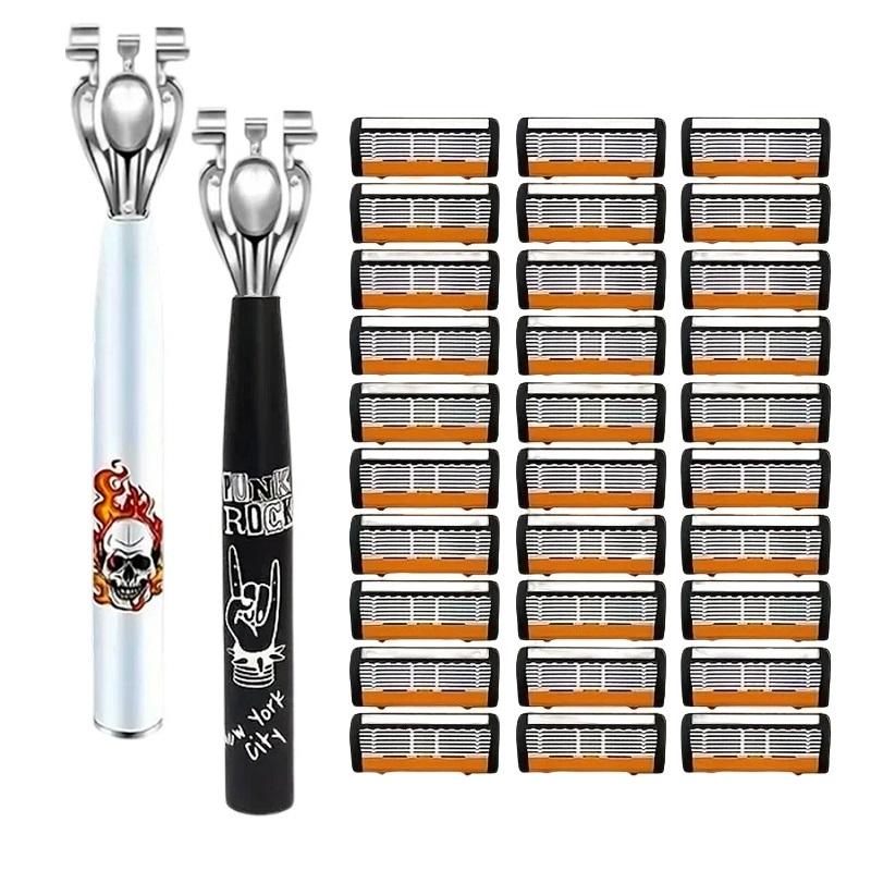 Herenscheerset met 6-laags sch - Safety Razor Handle recensie en prijs