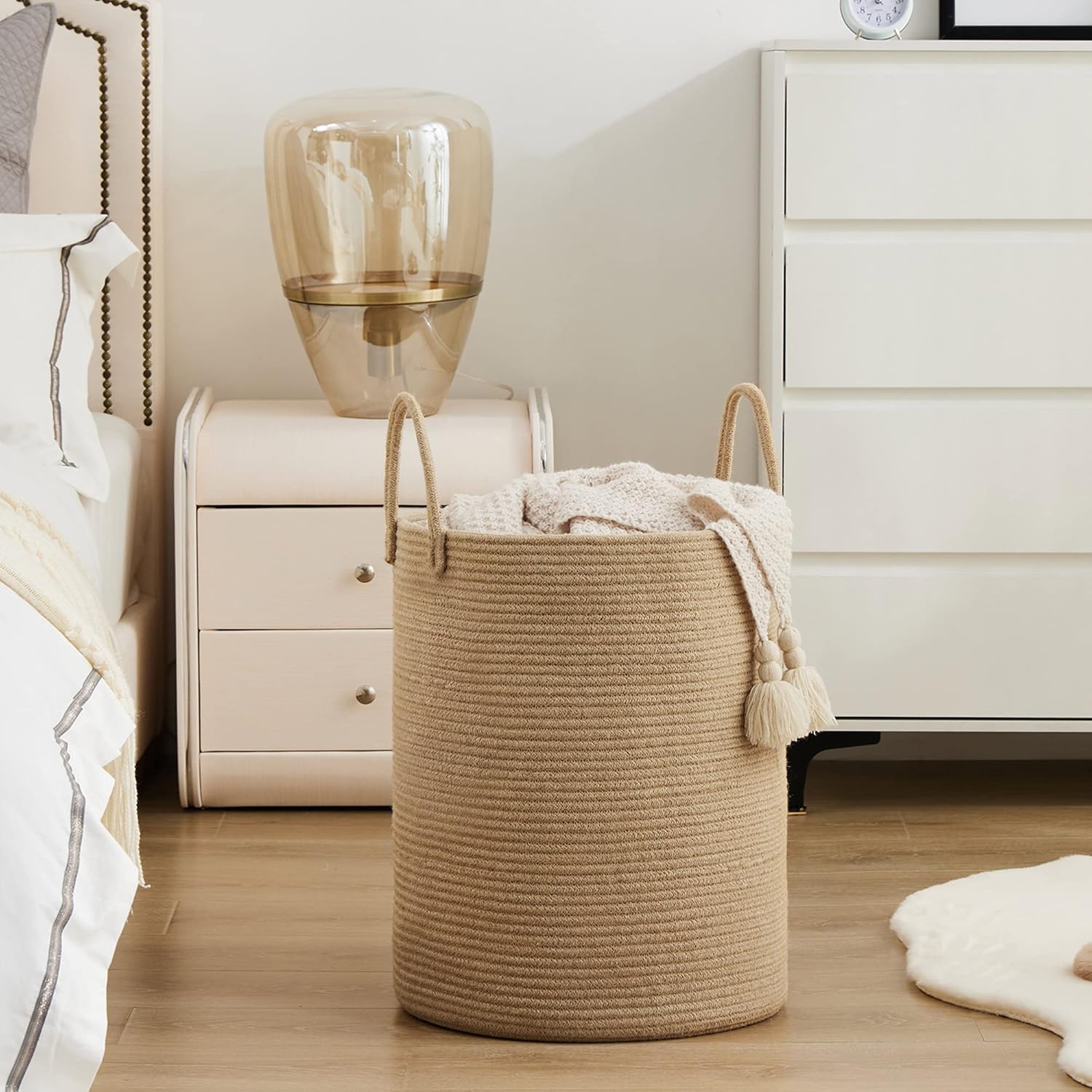 Grote opbergmand, hoge geweven - Sustainable Living Eco Friendly recensie en prijs