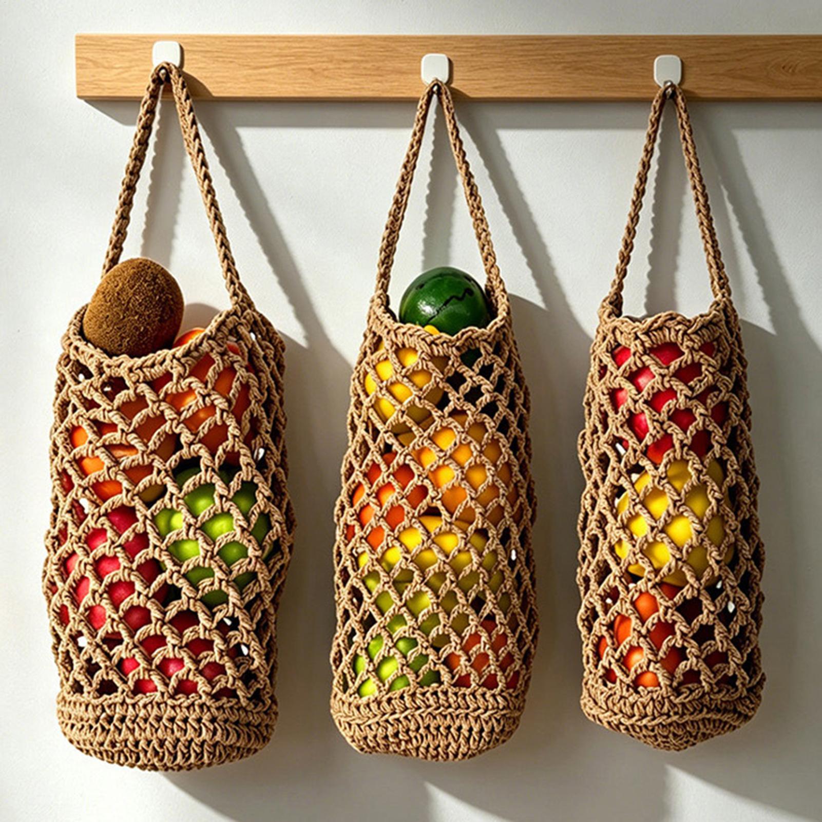 Boho handgeweven groentenopber - Reusable Produce Bag recensie en prijs