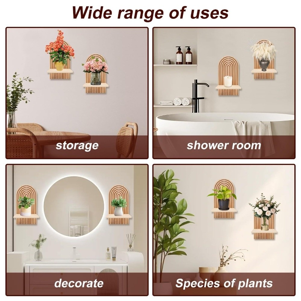Natuurhouten wandplank wanddec - Sustainable Living Eco Friendly recensie en prijs